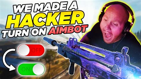 We Made A Hacker Turn On His Aimbot Youtube