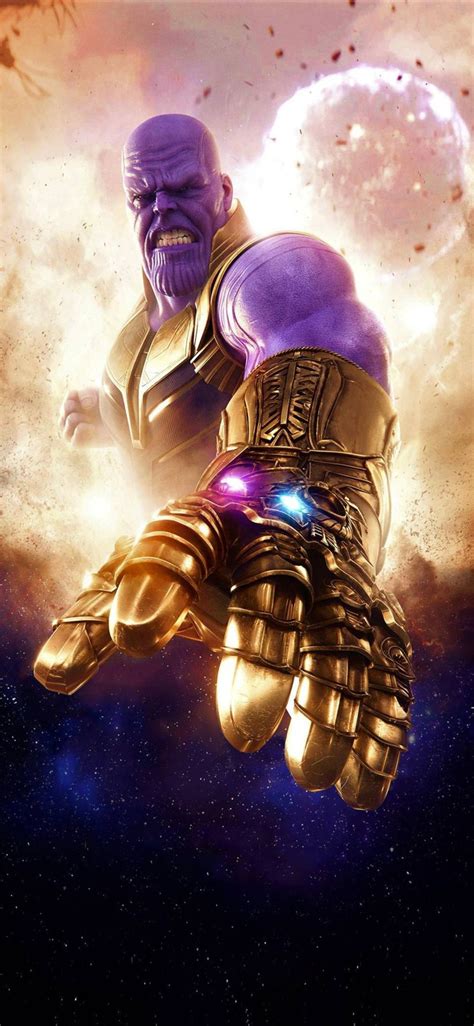1125x2436 Thanos In Avengers Infinity War Artwork 4k Iphone Xsiphone