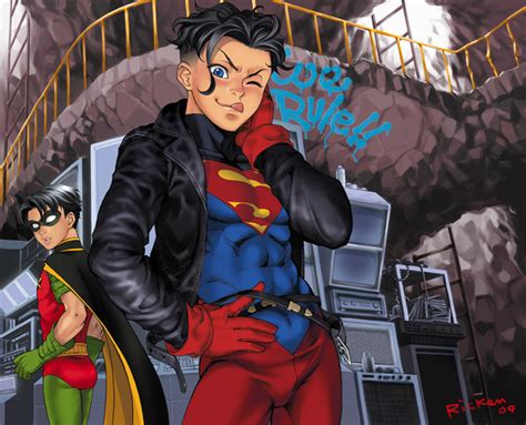 Superboy And Robin By Ricken Art On DeviantArt