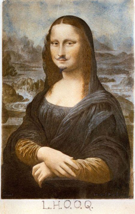 Mona Lisa Marcel Duchamp Lhooq 1919