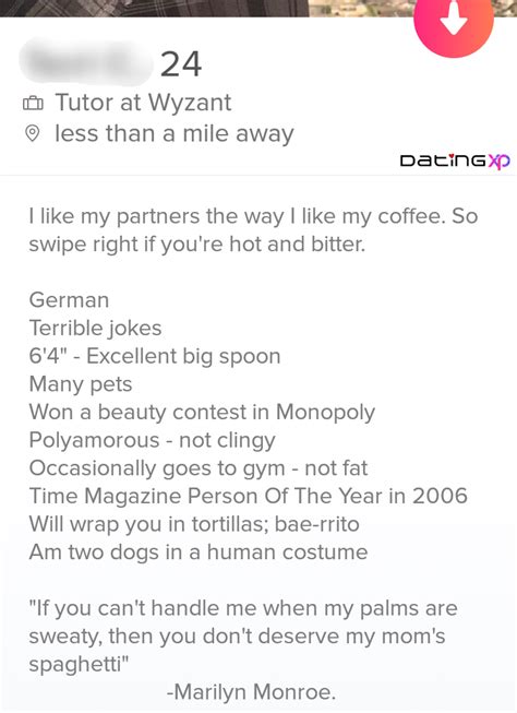 Best Tinder Bios S Examples That WORK DatingXP Co
