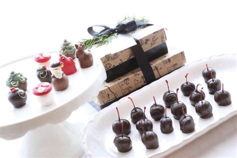 Woodland Christmas Chocolate Covered Cordial Cherries Best T The