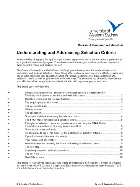 Finally, close the cover letter professionally. Cover Letter Addressing Selection Criteria Template ...
