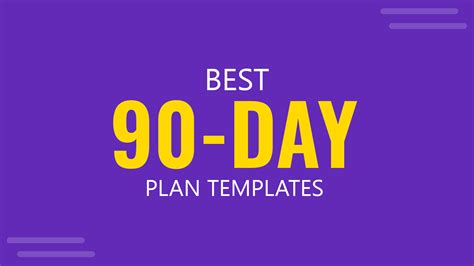 5 Best 90 Day Plan Templates For Powerpoint Presentations