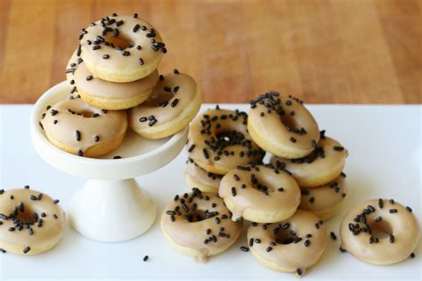 Baked Mini Cake Doughnuts With Maple Glaze Recipe Glorious Treats