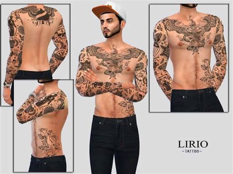 Details Sims Full Body Tattoo Latest In Eteachers