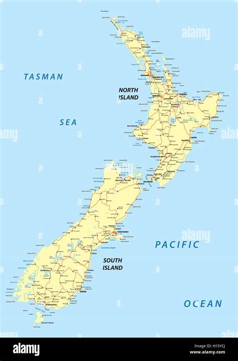 Map Of New Zealand Physical Political And Road Maps Of New Zealand