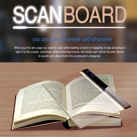 Scan Board A Concept Scanner For Books Gadgetsin