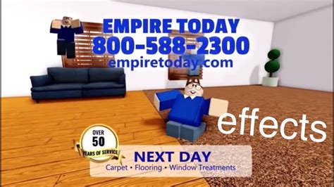 800 588 2300 Empire Today Roblox Effects Youtube