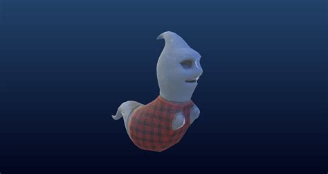 Cartoon Style Ghost Character 3d Model Cgtrader