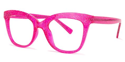 Cat Eye Brightpink Eyeglasses Pink Eyeglasses Red