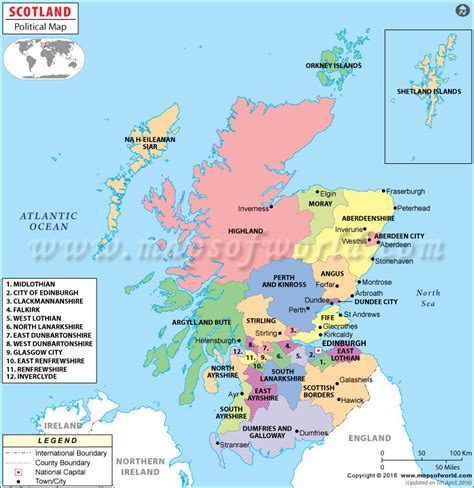Counties In Scotland Uk Scotland Counties Maps