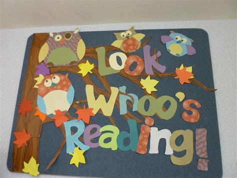 Look Whooos Reading Fall Owl Bulletin Board Designed By Janet