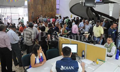 Después de darle en enviar se debe dar clic en la opción. Largas filas en la Dian para tramitar el RUT en Cali