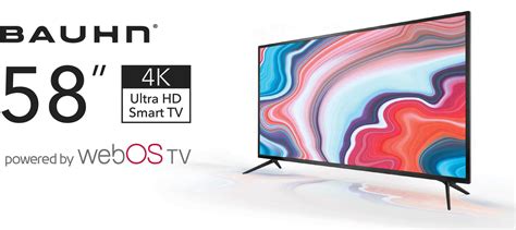 58” 4k Ultra Hd Webos Smart Tv Bauhn