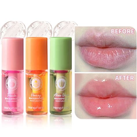 Color Changing Jelly Lip Oil Fruity Lip Gloss Natural Lasting