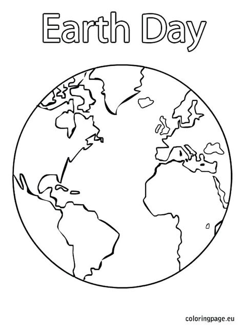 Tell him the importance of trees in our lives and how they are effective in saving the earth from dying. Earth Day Coloring Pages Pdf at GetDrawings | Free download