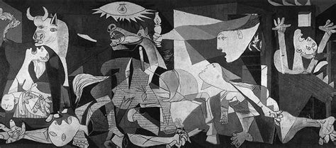 Picasso's painting is based on the events of april 27, 1937, when hitler's powerful german air force, acting in support of franco, bombed the village of guernica in northern spain, a city of no strategic military value. Picasso - Guernica - LANKAART