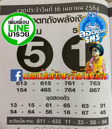 ตรวจหวย 16/4/64 หวย 16 เม.ย. รวม..เลขเด็ดงวดนี้ งวดวันที่ 16-4-64 - ตลาดเลขเด็ด