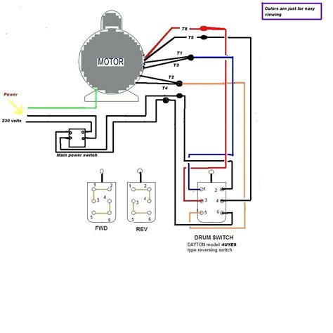 Electric Motor Wiring Diagram 220 To 110 Wiring Diagram