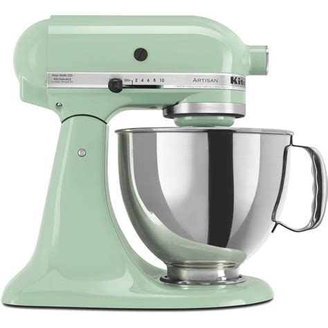 Most of you likely have the artisan series, and — since it's by far the most popular model — most of these attachments fit that model. KitchenAid Artisan 5 Qt. Pistachio Green Stand Mixer ...