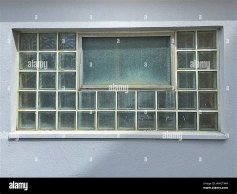 Glass Bricks And Window Stock Photo Alamy
