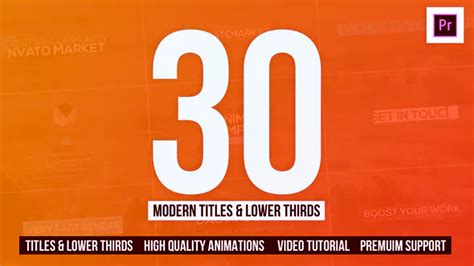 Download this pack of motion graphics for premiere pro and get access to 8 title templates and 13 travel stories is a stunning adobe premiere template with a modern design that was made with premiere pro title collection (free). 30 Modern Titles & Lower Thirds - Mogrt | 30 Free Modern ...