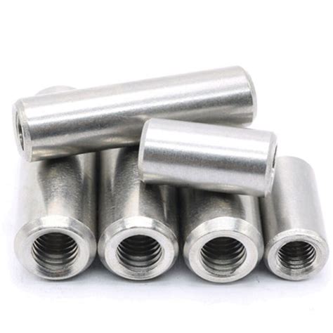 10pcs M8 Stainless Steel 304 Parallel Pins Female Thread Cylindrical