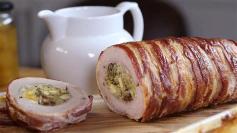 Pork Tenderloin Stuffed With Apricots Apples And Ginger Recipe Bbc Food
