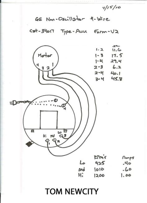 Ac condenser fan motor wiring diagram elvenlabs lovely 3 wire. GE AOU Fan wiring diagram - Pre-1950 (Antique) - Antique Fan Collectors Association - AFCA Forums