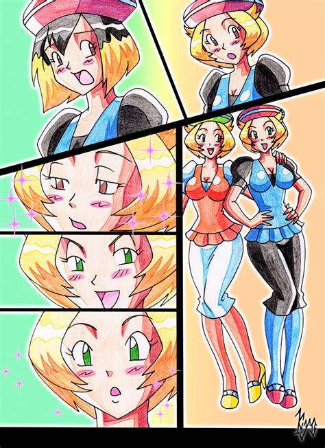 Ash And Bianca Try To Put Yourself In My Place 4 By Batjap On Deviantart