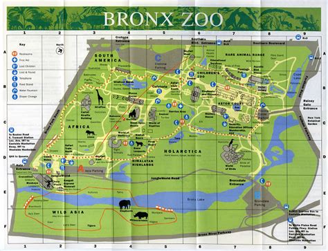 Maps Of The Bronx Zoo