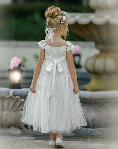 Emory Flower Girl Ivory Dress In 2020 Blush Flower Girl Dresses