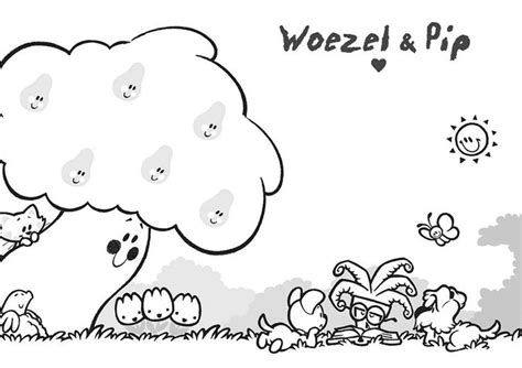 Woezel en Pip Kleurplaten, Kleurpotloden, Thema
