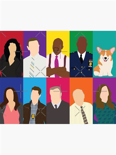 Brooklyn 99 Poster By Ehaverstick Redbubble
