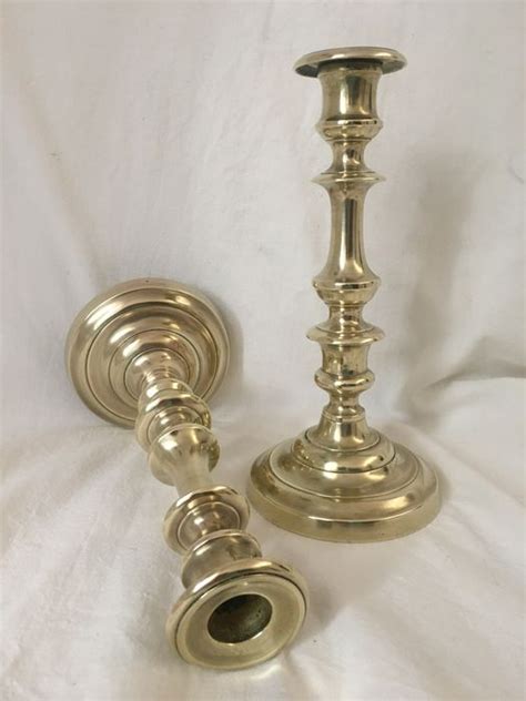 Candlestick 2 Brass Mid 19th Century Catawiki