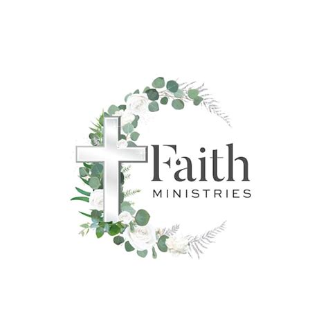 Faith Ministries Logo Premade Logo Design Design And Etsy