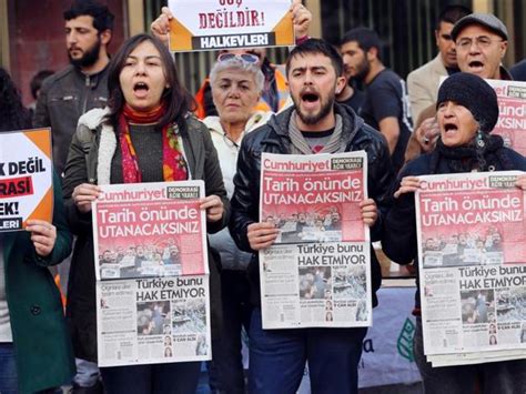 Turkish Court Jails Nine Staff Of Opposition Daily In Post Coup Media