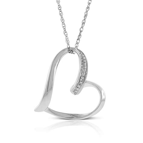 Diamond Heart Pendant 14k Ben Bridge Jeweler