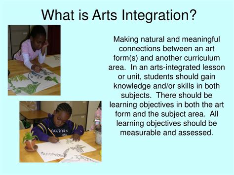 Ppt What Is Arts Integration Powerpoint Presentation Free Download
