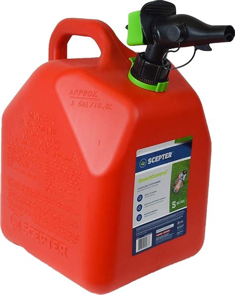 Scepter Fr1g501 Smartcontrol Gas Can 5 Gallon Red