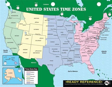 Time Zone State Abbreviations Map Gambaran