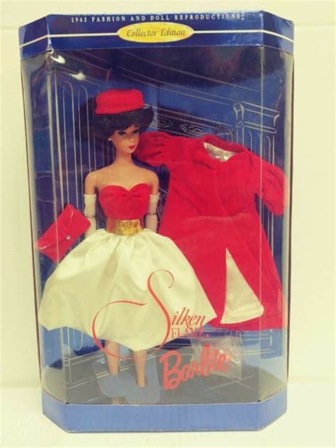 1962 Fashion And Doll Reproduction Mattel Silken Flame Barbie 18449 Nib