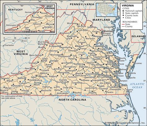 Geography Blog Map Of Virginia