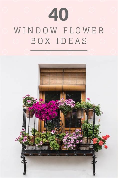 40 Window And Balcony Flower Box Ideas Photos Balcony Flowers