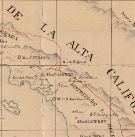 Alta California Map California Map Alta California Alta