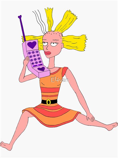 Cynthia Doll Rugrats Sticker For Sale By E4van Redbubble
