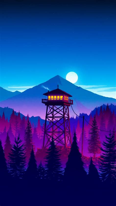 Firewatch Blue Wallpapers Wallpaper Cave