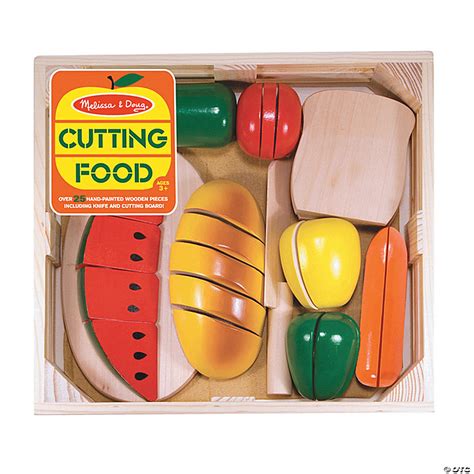 Melissa And Doug Wooden Food Set With Crate Oriental Trading