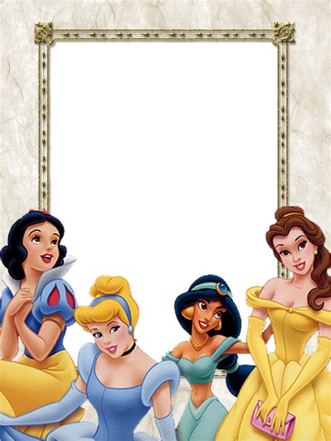 Frames Png Princesas Disney 6 Imagens Para Photoshop